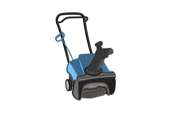 Snowblower Embroidery Design